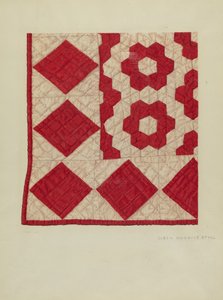 Patchworkowa kołdra autorstwa Elgin Moncure Styll