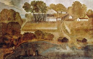 Klasztor Halsnoy autorstwa Elias Figenschou