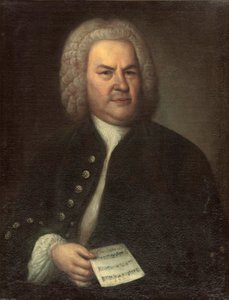 Johann Sebastian Bach autorstwa Elias Gottlob Haussmann