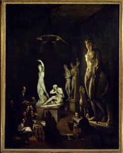Odlewnia Royal Academy of London w 1770 r. Obraz Eliasa Martin