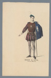 Rycerz Malthe, niemiecki kostium