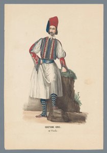 Kostium Grec. 19e Siècle (tytuł na obiekcie)