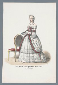Pani francuskiego dworu. XVIII wiek (za Ludwika XV) (tytuł na obiekcie)