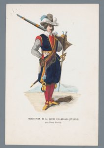 Muszkieter gwardii holenderskiej (XVII w.). pod Księciem Maurycym