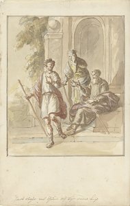 Jakub ucieka z domu rodzinnego autorstwa Elias van Nijmegen