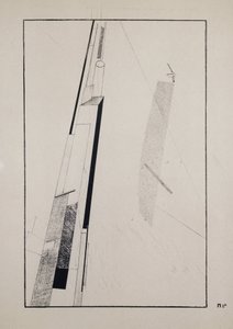 Proun 2 D autorstwa Eliezer Markowich Lissitzky