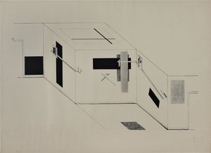 Proun autorstwa Eliezer Markowich Lissitzky