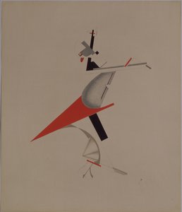 Drab. Figurka do opery Zwycięstwo nad słońcem A. Kruchenycha, 1920-1921