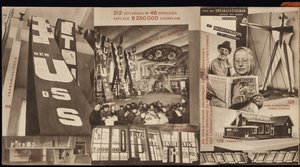 ZSRR. Katalog pawilonu sowieckiego na Międzynarodowej Wystawie Prasowej, Kolonia, 1928 autorstwa Eliezer Markowich Lissitzky