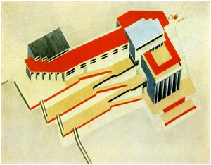 Klub jachtowy autorstwa Eliezer Markowich Lissitzky