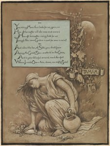 (Ilustracja do Rubajjatów Omara Chajjama) In memoriam autorstwa Elihu Vedder