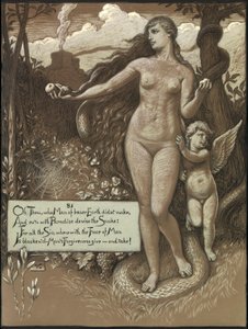 (Ilustracja do Rubáiyát Omara Khayyáma) Na początku autorstwa Elihu Vedder