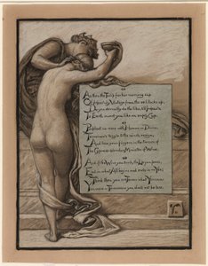 (Ilustracja do Rubáiyát Omara Khayyáma) Puchar miłości autorstwa Elihu Vedder