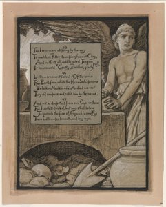 (Ilustracja do Rubáiyát Omara Khayyáma) Niebiański garncarz autorstwa Elihu Vedder