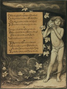 (Ilustracja do Rubáiyát Omara Khayyáma) Teraźniejszość słuchająca głosów przeszłości autorstwa Elihu Vedder