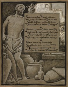 (Ilustracja do Rubáiyát Omara Khayyáma) Nieszczęsny garnek autorstwa Elihu Vedder