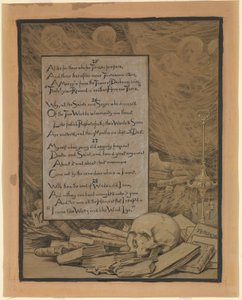 (Ilustracja do Rubáiyát Omara Khayyáma) Teologia autorstwa Elihu Vedder