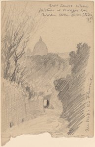 Arco Oscuro - Nad Via Fiaminia, ok. 1930 r. 1890. autorstwa Elihu Vedder