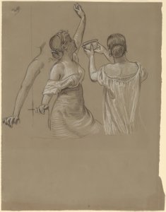 biesiadnicy dionizyjscy autorstwa Elihu Vedder