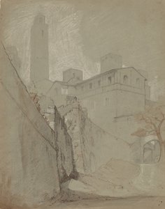 Orvieto, ok. 1890. autorstwa Elihu Vedder