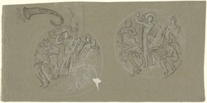 Arkusz opracowania dla Huntington Ceiling autorstwa Elihu Vedder