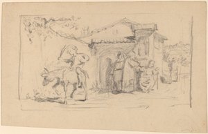 Syn i Osioł, ok. 1930 r. 1859. autorstwa Elihu Vedder