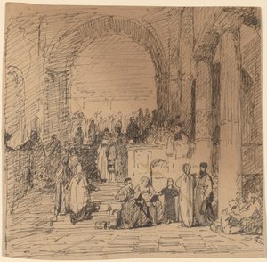 Studia po Starym Mistrzu autorstwa Elihu Vedder