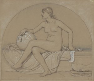 Studium astronomiczne, 1892. autorstwa Elihu Vedder