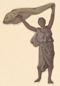 Studium „Kąpiące się greckie dziewczęta” autorstwa Elihu Vedder