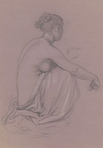 Studium dla greckich dziewcząt kąpiących się, c. 1872. autorstwa Elihu Vedder