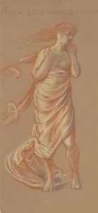 Studium kąpiących się dziewcząt greckich [recto], ok. 1930 r. 1872. autorstwa Elihu Vedder