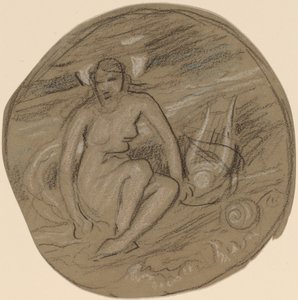 Studium Muzyki, ok. godz. 1890. autorstwa Elihu Vedder