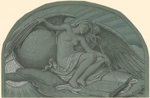 Study for The Eclipse of the Sun by the Moon, 1892. autorstwa Elihu Vedder