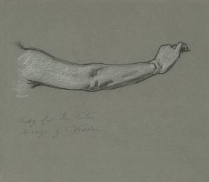 Study for The Fates Gathering in the Stars, 1884-1887. autorstwa Elihu Vedder