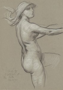 Study for The Fates Gathering in the Stars, 1884-1887. autorstwa Elihu Vedder