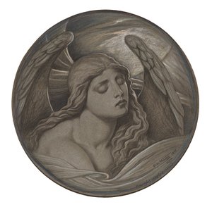 Studium „Dusza w niewoli” autorstwa Elihu Vedder