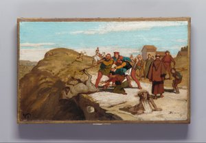 Die Fabel vom Müller, seinem Sohn und dem Esel Nr. 7 autorstwa Elihu Vedder