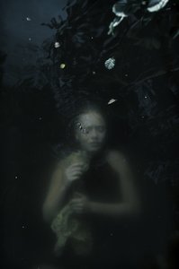 Pod powierzchnią, 2016 (sitodruk) autorstwa Elinleticia Högabo