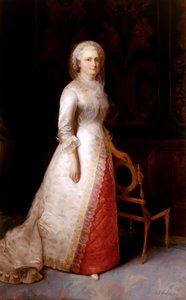 Martha Dandridge Custis Washington (pani George Washington) autorstwa Eliphalet Frazer Andrews