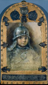 Książę (ilustracja wiersza „Syrena”” Aleksandra Puszkina) - Praca Elizavety Merkuryevny Bem (Elisabeth Bohm)