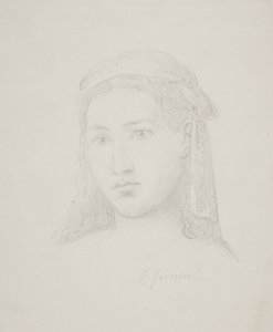 Kobieca głowa autorstwa Elisabeth Jerichau Baumann