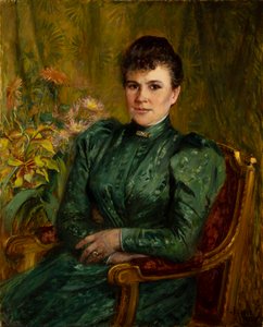 Anna Kjöllerfeldt, z domu Sinebrychoff (1854-1943) autorstwa Elisabeth Keyser