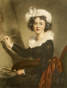 Grawerowanie odtwarzające Marie Elisabeth Louise Vigee Le brun (lub Vigee-Lebrun lub Vigee Lebrun