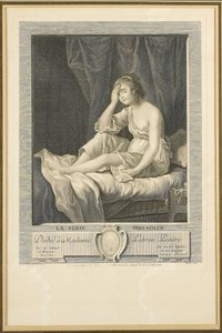 La Vertu Irresolue, grawerowane przez Louisa Dennela (1741-86) (grafika)