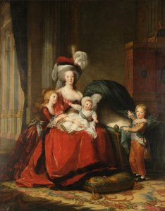 Francuski: Marie-Antoinette de Lorraine-Habsbourg, reine de France et ses enfants Marie-Antoinette de Lorraine-Habsbourg, królowa Francji i jej dzieci