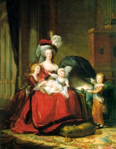 Maria Antonina i jej dzieci, 1787. autorstwa Elisabeth Louise Vigee Lebrun