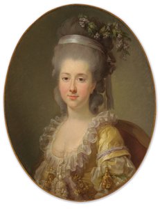 Portrait of Countess Urszula Potocka, née Zamoyska autorstwa Elisabeth Louise Vigee-Lebrun