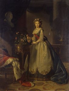 Portret cesarzowej Elżbiety Aleksiejewny, księżniczki Ludwiki Badenii 1779-1826, 1795 autorstwa Elisabeth Louise Vigee Lebrun