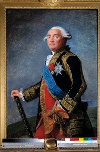 Portret Philippe Henri, markiza de Segur (1724-1801) marszałka Francji Ministra Obraz Marie Elisabeth Louise Vigee Le Brun (lub Vigee-Lebrun lub Vigee Lebrun) (1755-1842). 1789. Rozmiar 1,15x0,81m. - Portret Philippe Henri, markiza de Segur (172 autorstwa Elisabeth Louise Vigee Lebrun