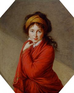 Portret Varvary Nikołajewnej Gołowiny 17661821, z domu Golicyna, 1797-1799 autorstwa Elisabeth Louise Vigee-Lebrun